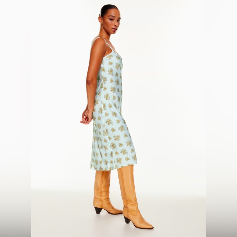 Aritzia Wilfred Only Floral Slip Midi Dresss